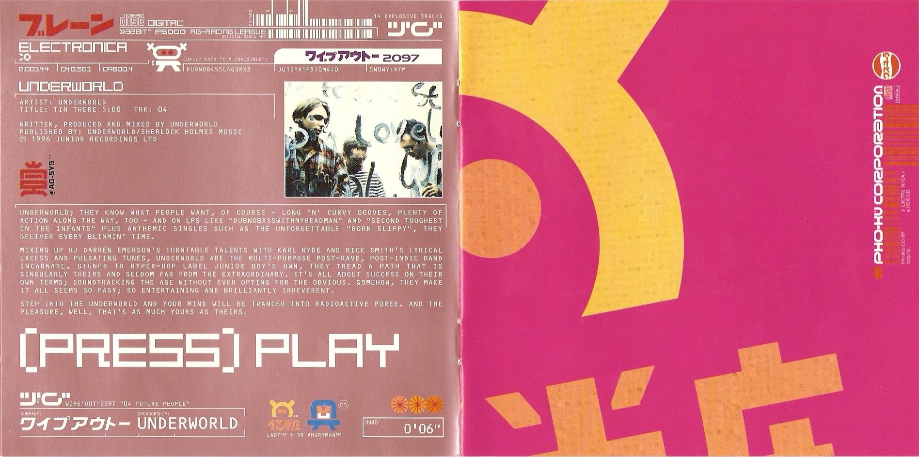 WipEout 2097 - The Soundtrack (1996) MP3 - Download Soundtracks